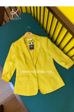  K191 Áo blazer Linen tay lỡ 1 khuy thanh lịch nhiều màu sắc 