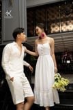 K155 - Áo sơ mi nam cổ đức, tay dài 