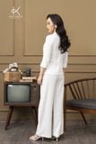  K121 - Blazer linen lụa tay lỡ, 1 khuy 