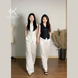  Áo ghi lê ( gile) Nữ Linen Tự Nhiên - Thoáng Mát, Phong Cách, Cao cấp | K497 
