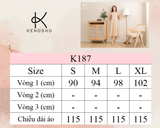 k187 Đầm Linen suông, sát nách, cổ tròn 