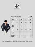  Áo Blazer Đũi Xanh Navy – Tôn Dáng, Lịch Lãm, Mềm Mát Cả Ngày | K601 