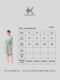  K619 Đầm Linen suông, cổ V, tay dài, dáng sơ mi - thanh lịch, năng động 