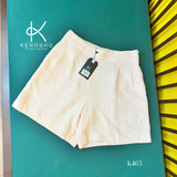  Quần Sooc Linen Đũi xếp ly, lưng chun -chất lượng cao K465 