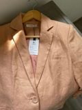  K191 Áo blazer Linen tay lỡ 1 khuy thanh lịch nhiều màu sắc 