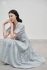 K404- Đầm suông cổ tim tay bồng nhẹ - NEW ARRIVALS