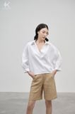  SALE K418 Sơ mi cánh dơi, cổ đức, dáng ngắn 