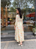  Đầm Ramie Dài Hoa Nhí - Thanh Lịch, Tinh Tế K322 