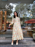  Đầm Ramie Dài Hoa Nhí - Thanh Lịch, Tinh Tế K322 
