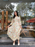  Đầm Ramie Dài Hoa Nhí - Thanh Lịch, Tinh Tế K322 