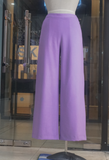  K162 - Quần suông linen lụa, khóa lưng 