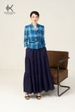  K606 Chân Váy Dài Linen/Rayon – Nhẹ Mát, Mềm Mại 