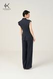  K609 ÁO BLAZER ECO NAVY TAY NGẮN, 2 KHUY NEW ARRIVALS 