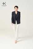  Áo Blazer Đũi Xanh Navy – Tôn Dáng, Lịch Lãm, Mềm Mát Cả Ngày | K601 