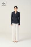  Áo Blazer Đũi Xanh Navy – Tôn Dáng, Lịch Lãm, Mềm Mát Cả Ngày | K601 