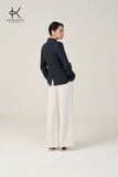  Áo Blazer Đũi Xanh Navy – Tôn Dáng, Lịch Lãm, Mềm Mát Cả Ngày | K601 