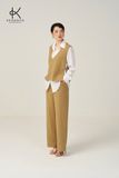  K620 Áo Gile Cổ Tim, Dáng Suông NEW ARRIVALS 