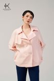  K625 - Áo măng tô đũi dáng ngắn NEW ARRIVAL 