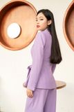  Bộ Suit gồm áo Blazer buộc dây và quần xuông linen lụa K190 