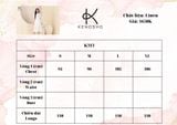  K313 Đầm LINEN suông, cổ tròn, xẻ 2 bên 