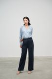  K421 - Quần đũi suông, xếp ly trước 