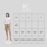  SALE K418 Sơ mi cánh dơi, cổ đức, dáng ngắn 