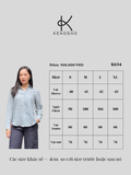  Áo sơ mi linen màu xanh Pastel 