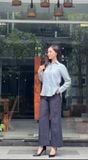  Áo sơ mi linen màu xanh Pastel 