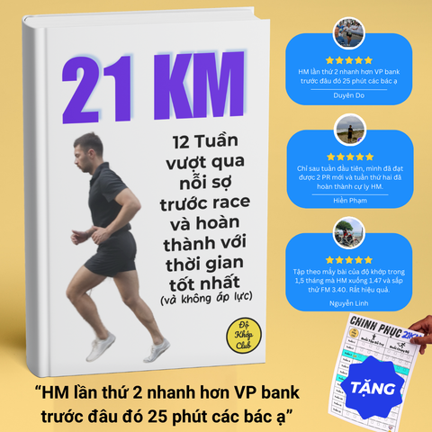  Giáo Trình - Chinh Phục 21KM (Gói 3 Tháng) 