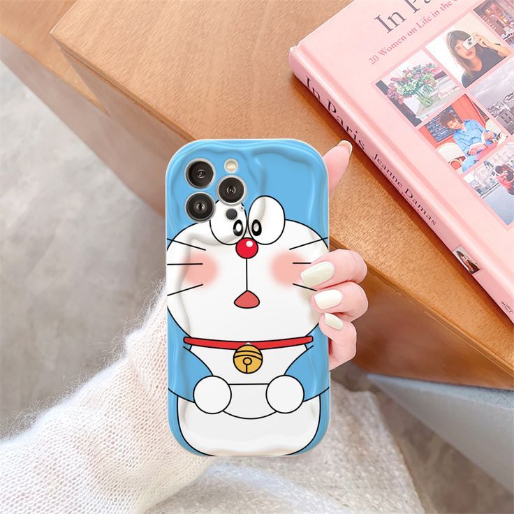 Ốp lưng điện thoại cạnh sóng CoverCraze Doraemon dành cho nhiều dòng điện thoại 