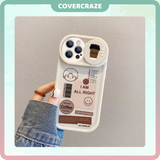  Ốp lưng điện thoại CoveCraze nắp trượt tròn couple coffee dành cho nhiều dòng điện thoại 