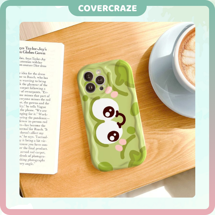  Ốp lưng điện thoại cạnh sóng CoverCraze Ếch xanh Lovely Pet dành cho nhiều dòng điện thoại 