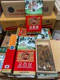 Hồng Sâm khô nguyên củ hộp thiếc 300g (2 loại)