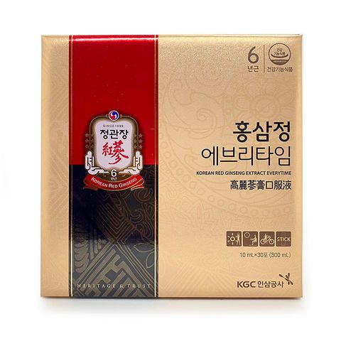 Tinh chất hồng sâm KGC Everytime 10ml x 30 gói