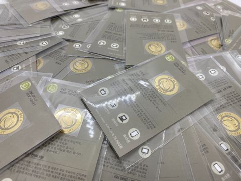 Miếng dán chắn sóng điện từ mạ GOLD 24K New Heart