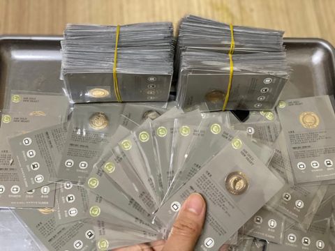 Miếng dán chắn sóng điện từ mạ GOLD 24K New Heart