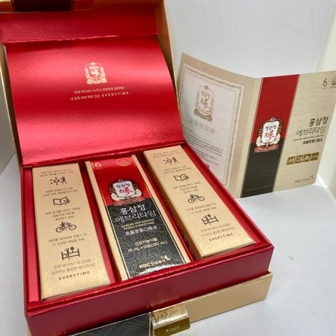 Tinh chất hồng sâm KGC Everytime 10ml x 30 gói