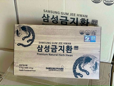 Bổ não gỗ 60 viên - Samsung Gum Jee Hwan (Hộp gỗ)