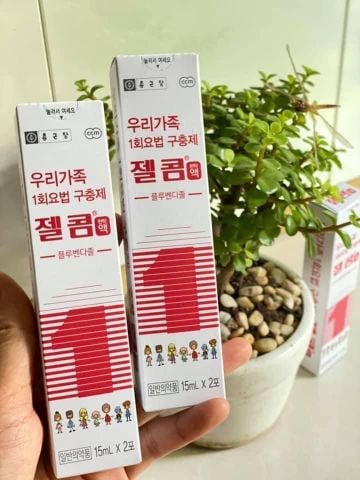 Siro tẩy giun Zelcom Hàn Quốc