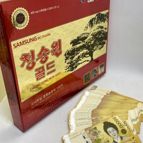 Tinh dầu thông đỏ SamSung Cheong Song Won Gold 180 viên