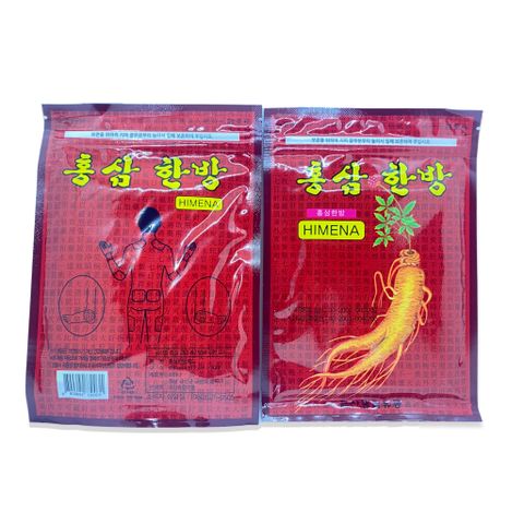 Miếng cao dán sâm Hinena Đỏ - Gói 20 miếng