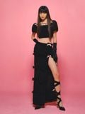  ÁO CROPTOP CHIFFON STRAING BLACK URIEL 