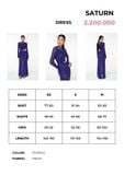  ĐẦM DÀI SATURN PURPLE 