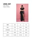  ÁO CROPTOP CHIFFON STRAING BLACK URIEL 