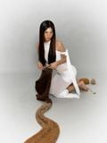  ĐẦM DÀI THUN LƯỚI SLIMFIT WHITE JOPHIEL 