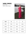  ĐẦM DÀI THUN LƯỚI SLIMFIT RUBINE RED  ARIEL 