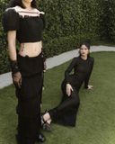  ÁO CROPTOP CHIFFON STRAING BLACK URIEL 
