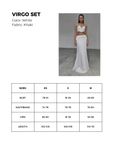  ÁO CORSET SATIN SLIMFIT WHITE VIRGO 