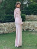  ĐẦM DÀI THUN NỔI SLIMFIT PINK AQUARIUS 