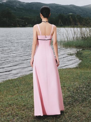  SET SATIN SLIMFIT PINK AURORA 